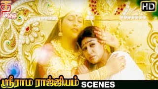 Sri Rama Rajyam Tamil Movie Scenes | Nayanthara Leaves With Roja | Balakrishna | Ilayaraja