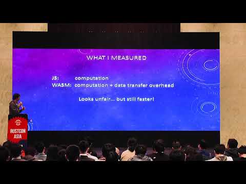 RustCon Asia 2019 - Ilya Baryshnikov: Improving web app with Rust and WASM