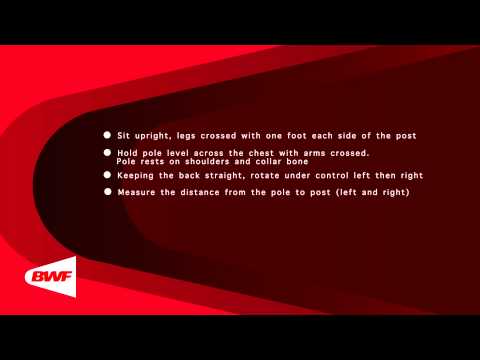 CE2M9V9 Fitness Testing   Seated Trunk Rotation Test