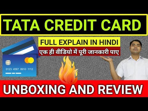 tata credit card unboxing and review || tata card || tata card payment