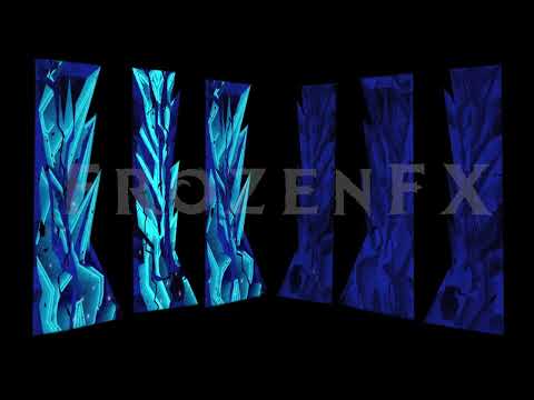 Broadway quality animated projections for Frozen Jr.