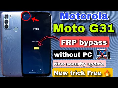 Moto G31 FRP Bypass without PC || Moto G31 Google Account bypass New security update| New trick Free