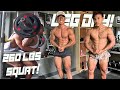 HEAVY LEGS WORKOUT NANAMAN WITH CONSTRUCTION WORKER! | SOLID 260 LBS SQUAT LAKAS!