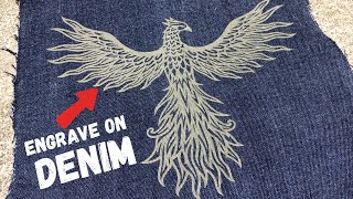 How to Laser Engrave Denim with the xTool M1