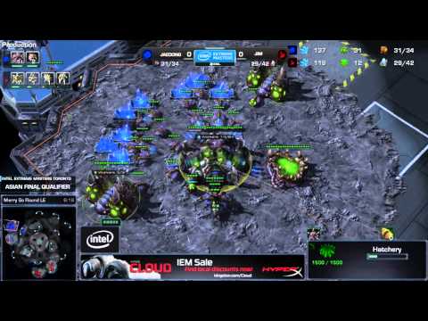 IEM Toronto SC2 : Asian Qualifier Final : Jaedong vs Jim Game 1