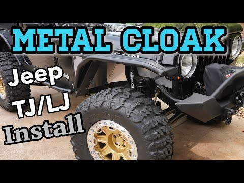 Jeep Wrangler TJ/LJ (97-06) Metalcloak Fender Flares (Front) Installation Video