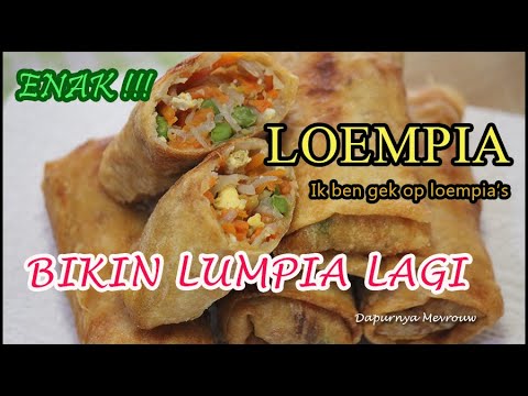 Bikin LUMPIA goreng lagi :) | Loempia maken | Spring roll recept || Dapurnya Mevrouw