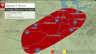 Heavy rain, thunderstorms to soak eastern US