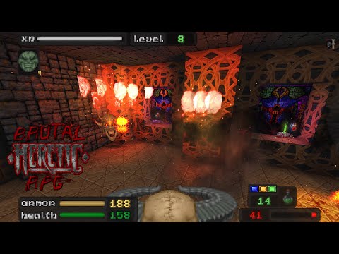 Brutal Heretic RPG | Wrath of the Titans - E2M3: The Black Heart | 4K/60