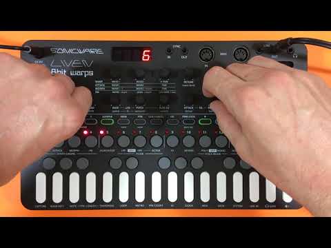 Polymetric Techno - Sonicware Liven 8Bit Warps Demo