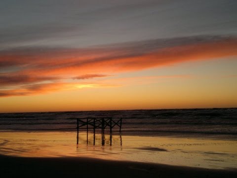 The Baltic Sea, beach, sunsets.. In Palanga, Lithuania