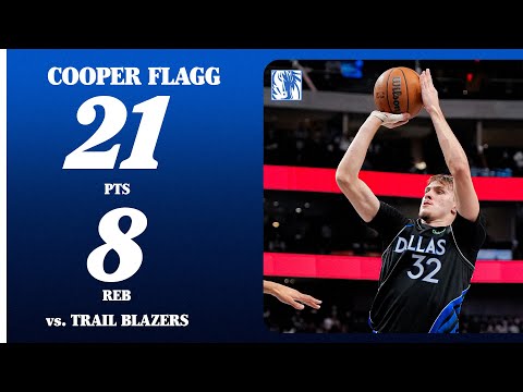 Cooper Flagg (21 PTS 8 REB) vs. Portland Trail Blazers | November 16, 2025