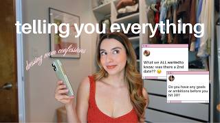so... let's talk about dating, friendships & my personal life | dressing room confessions✨