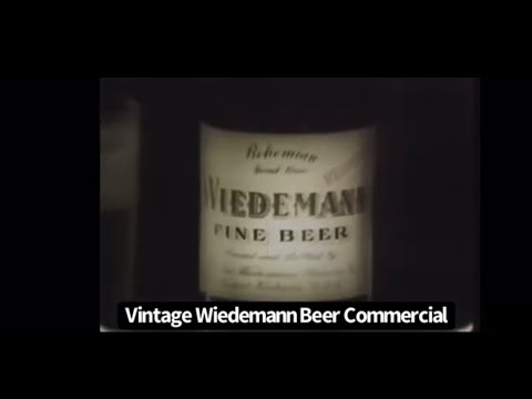 Vintage Wiedemann’s Beer Commercial