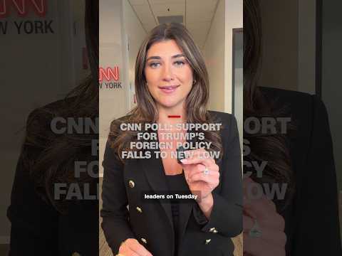 CNN Poll: Support for Trump’s foreign policy falls to new low