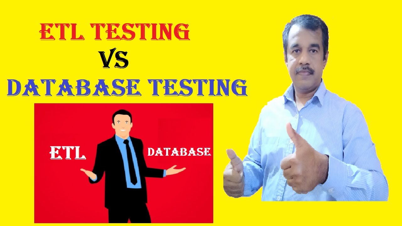 database testing vs etl testing | types of software testing  | testingshala | testing types
