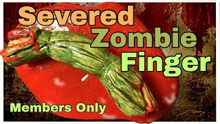 Full Zombie Finger Painting Tutorial || Members Only