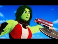 We Crashed Trucks into Massive She Hulk (Teardown Multiplayer)