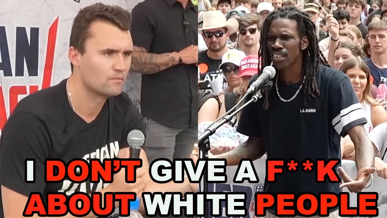 Charlie Kirk EVISCERATES Black Students Who OPENLY Says Tampons are DEI