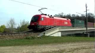 preview picture of video 'Zugverkehr an der Tullnerfelder Bahn bei Traismauer [HD]'