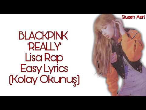 Blackpink Really Lisa Rap Easy Lyrics Kolay Okunus Part 2