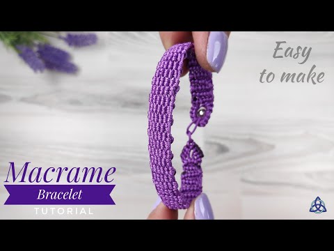 NEW Macrame Celtic Bracelet DIY Macrame Crafts