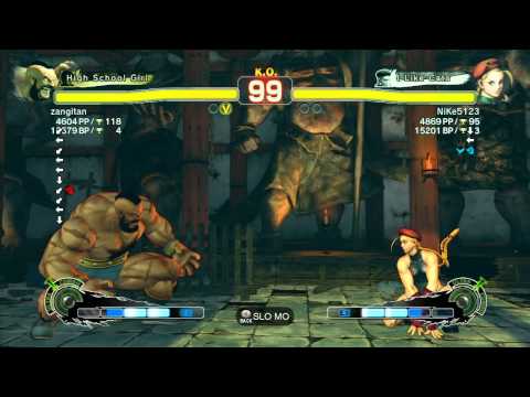 SSF4 AE: Zangitan (Zangief) vs NiKe5123 (Cammy) - Ranked Match (720p HD)
