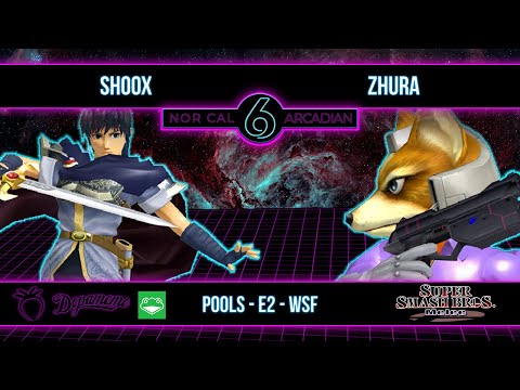 NorCal Arcadian 6 - Shoox (Marth) VS Avenu (Fox) - SSBM - Pools E3 (WSF)