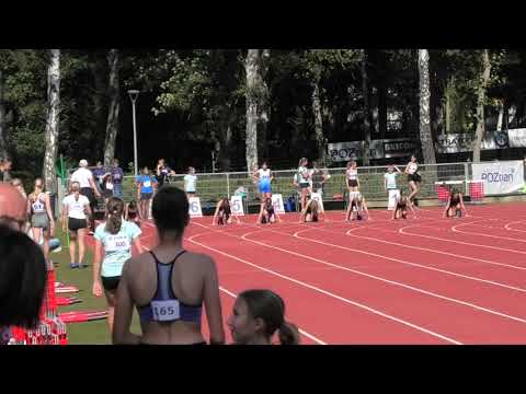 100m kobiet U16 bieg 8 - Poznań 20220903