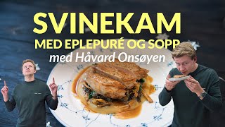 Svinekam med eplepuré fra Håvard Onsøyen