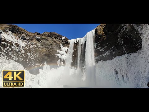 Bird's Eye View of STUNNING ICELAND in 4K UHD - Most Beautiful Places with Drone's prospective