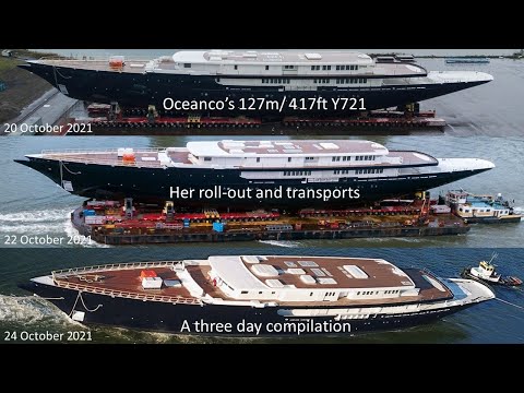 Jeff Bezos's sailing yacht Koru: a compilation