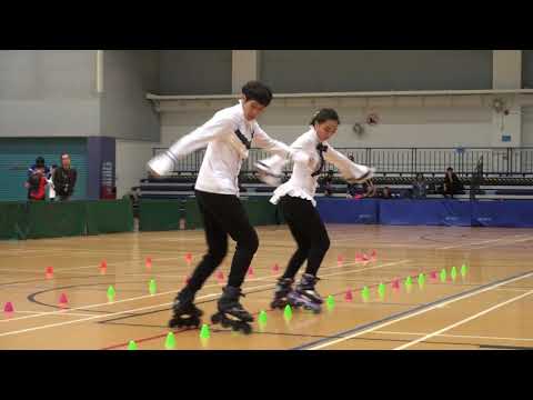 2018 Asian Cup HK Pair Slalom 1st Place Chiu Yin Hsuan & Hsieh Mu Lun (TWN)