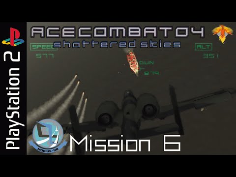 Ace Combat 4: Shattered Skies - PCSX2 - Mission 6 Invincible Fleet - Hard Mode