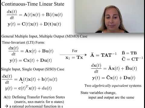 Introduction to Continuous-Time Linear State Equations