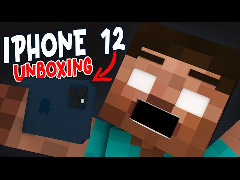 Monster School : UNBOXING  IPHONE 12  - Minecraft Animation