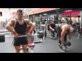 ENTRENAMIENTO HOMBRO Y BICEPS CON RAMBO CÓLEMAN Y CARLOS G CISNEROS