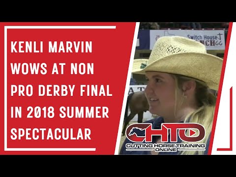 Kenli Marvin Wows at Non Pro Derby Final in 2018 Summer Spectacular