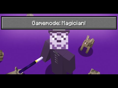 Minecraft but I ADDED a MAGIC WAND for SURVIVAL Minecraft 1.17 cave update