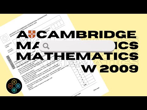 A Level Pure Mathematics P1 October November 2009 Paper 11 9709/11