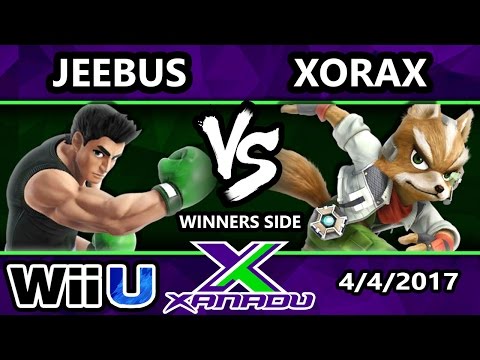 S@X 196 - Jeebus (Lil Mac) Vs. Xorax (Fox) - SSB4 Tournament - Smash for Wii U - Smash 4