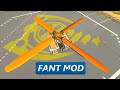 Scrap Mechanic Modded | Fant Mod -  How to Build a Fant Mod Helicopter ( no commentary )