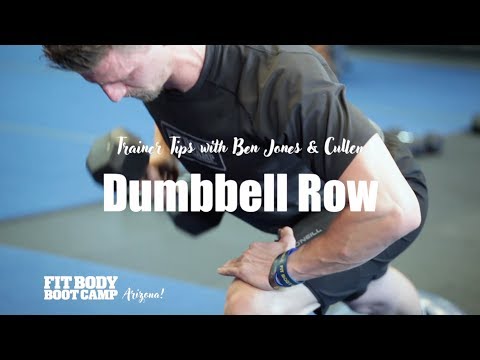 How to do a Dumbbell Lawnmower Row