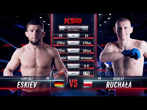 KSW Free Fight: Robert Ruchala vs Lom-Ali Eskiev | XTB KSW 85