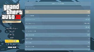 【GTA III】Grand  Theft Auto III  決定版  ゲーム達成度が100%になりましたヨ！！PS5