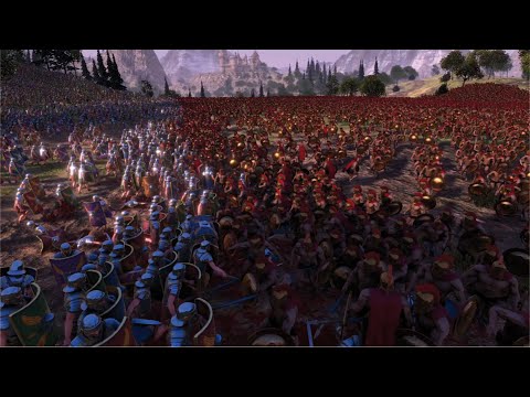 20,000 SPARTANS VS 20,000 ROMANS - Ultimate Epic Battle Simulator UEBS
