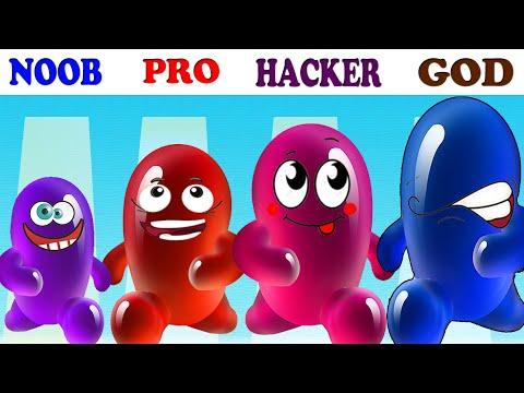 NOOB vs PRO vs HACKER vs GOD inJoin Blob Clash 3D VS Jelly Clash 3D Gameplay New Update - Part Pro