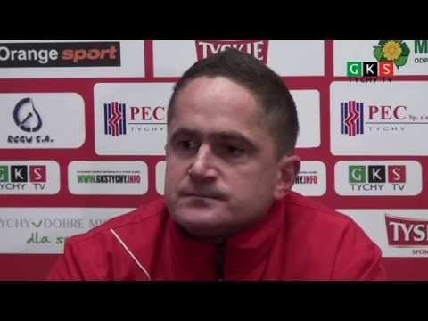 Konferencja prasowa po meczu GKS Tychy - Stomil Olsztyn