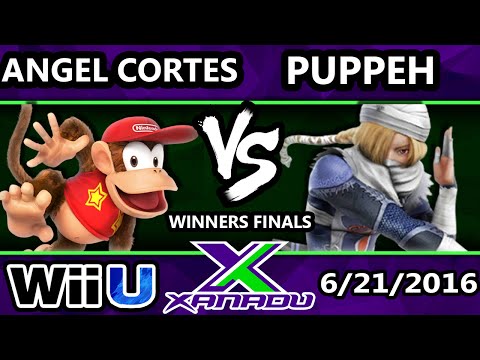 S@X 155 - AngelCortes (Diddy) Vs. Puppeh (Sheik) SSB4 Winners Finals - Smash Wii U - Smash 4