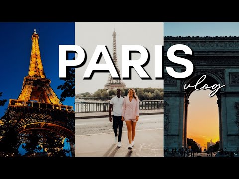 Honeymoon Vlog 4K: Paris Travel Guide | Eiffel Tower | Arc de Triomphe | Louvre | Outfit Inspo
